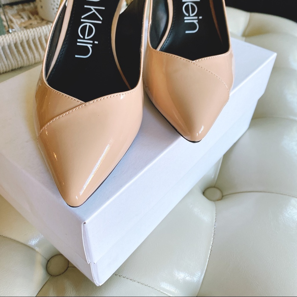 Calvin Klein Gwenith slingback pumps- nude - Picture 3 of 5